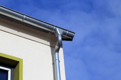 Gutter System on a Commercial Building